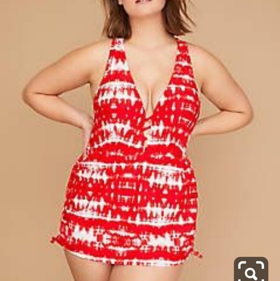 swim dress plus size lane bryant